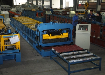 Glazed Tile Roll Forming Machine