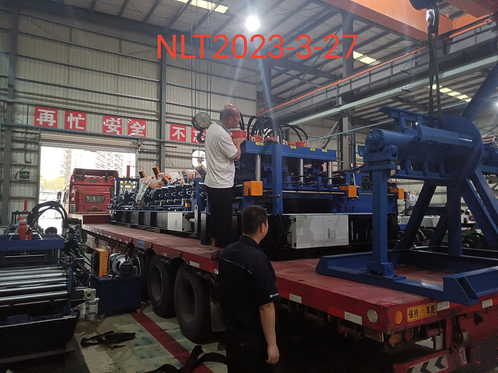 Hiteknova NLT350 CZ Purlin Forming Machine Ship to USA