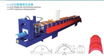 Máquina para fabricar tampa de cumeeira