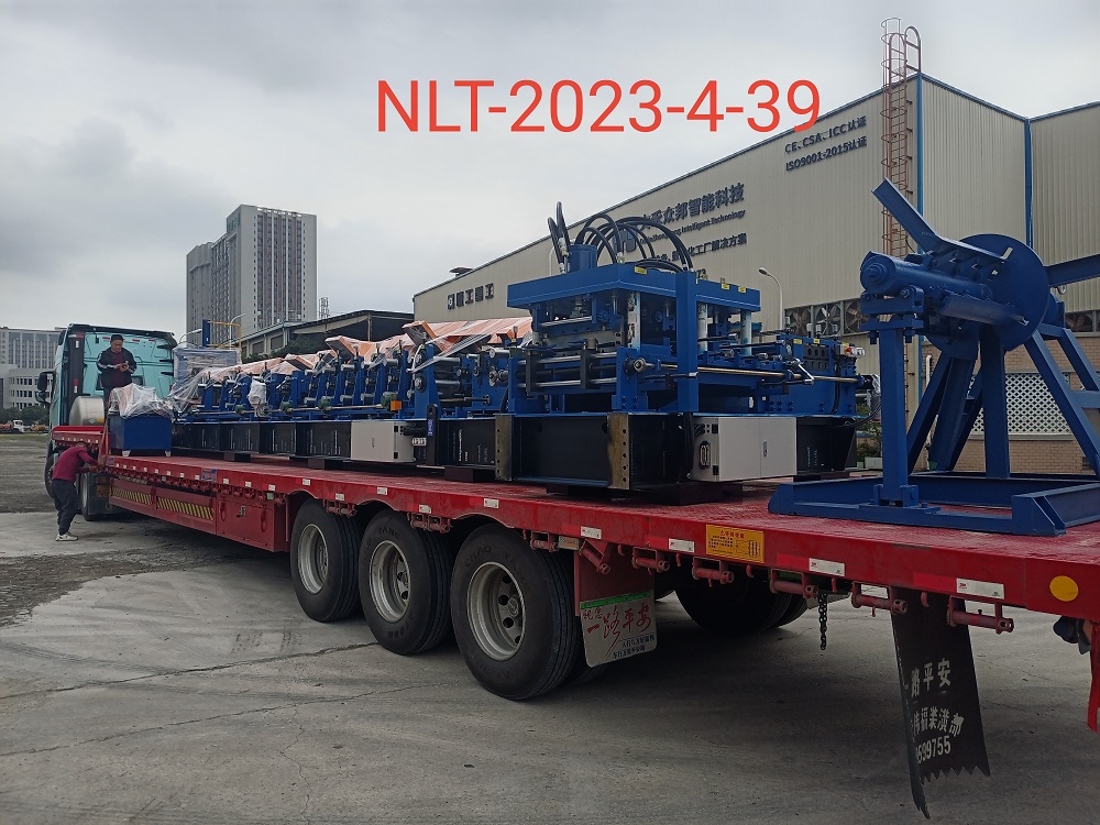 Automatic CZ Purlin Roll Forming Machine LN300 and NLT350 Ship to Argentina