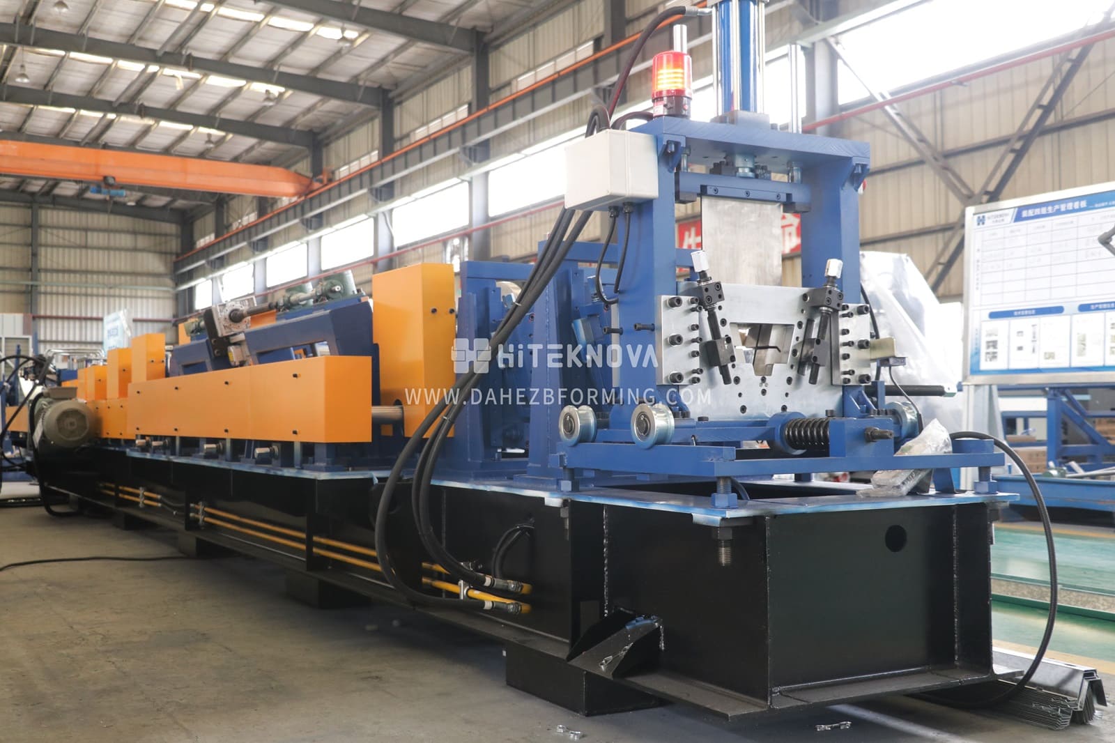 Automatic Hat Purlin Roll Forming Machine LA10-30