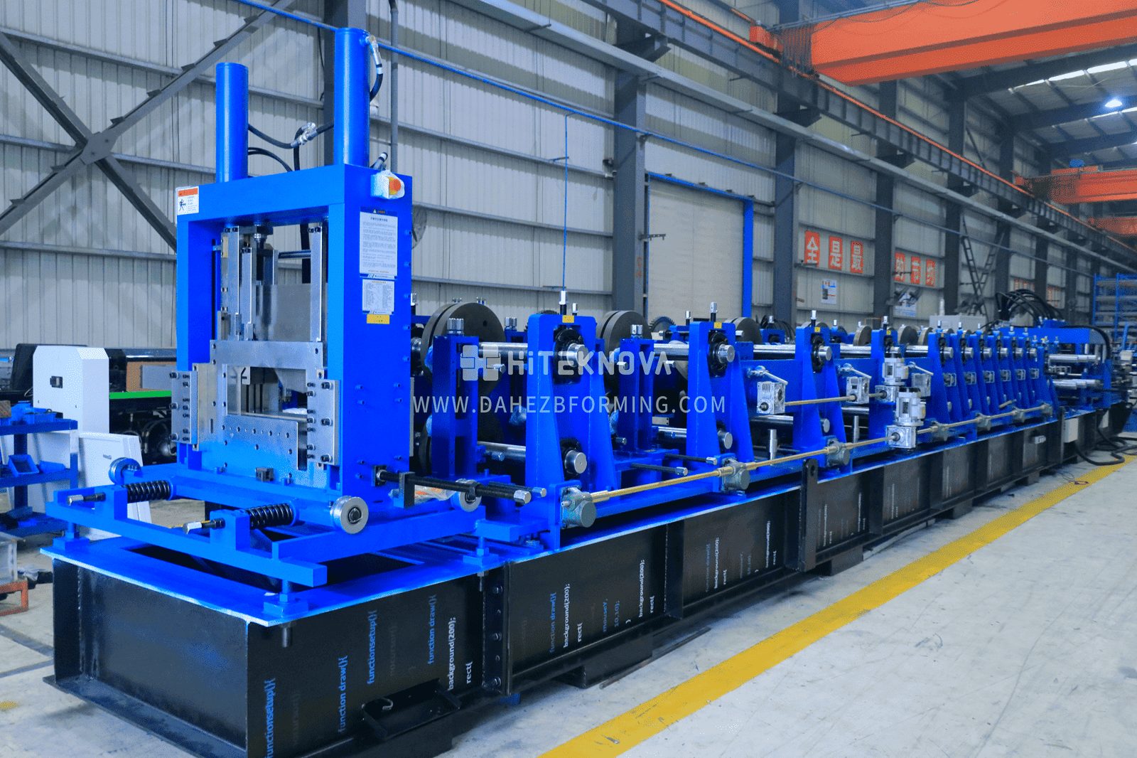 Automatic C/Z Purlin Roll Forming Machine FX450T