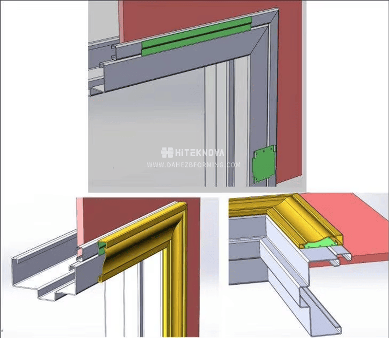 Door & Window Frame Roll Forming Machine